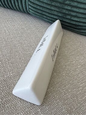 RAE DUNN | INHALE EXHALE Double Sided Ceramic Block Sign Decor